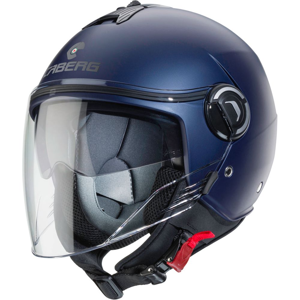 Caberg Riviera V4 Plain Open Face Helmet Matt Blue