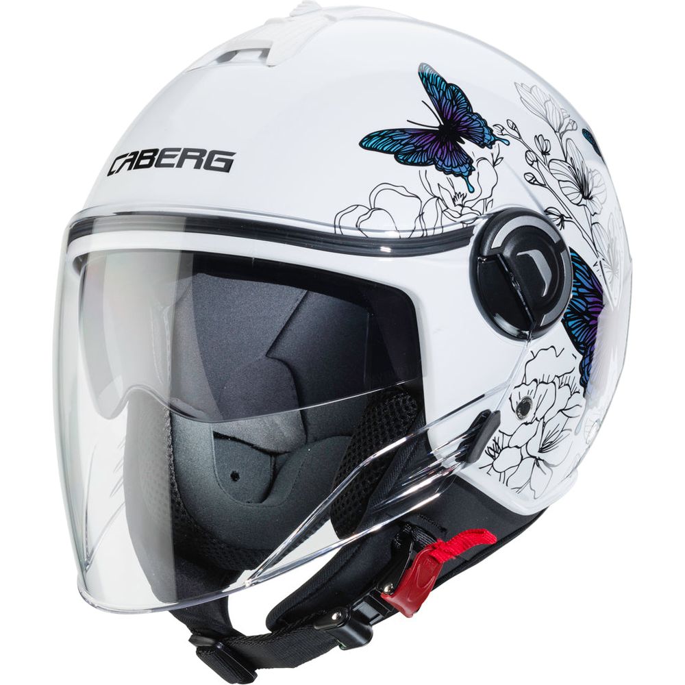 Caberg Riviera V4 Muse Open Face Helmet White