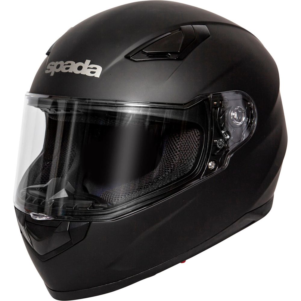 Spada Raiden Full Face Helmet Matt Black - FREE UK Shipping, FREE 365 Day Returns | Moto Central