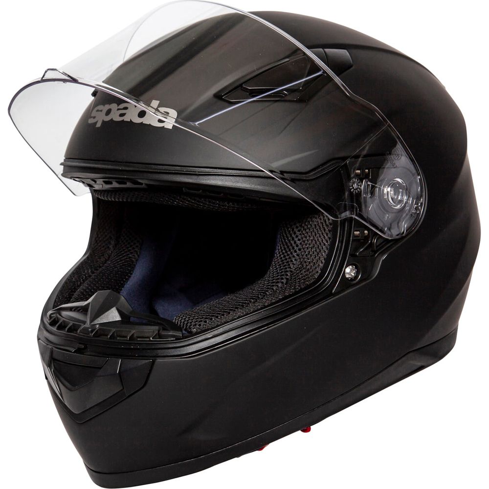 Spada Raiden Full Face Helmet Matt Black - FREE UK Shipping, FREE 365 Day Returns | Moto Central