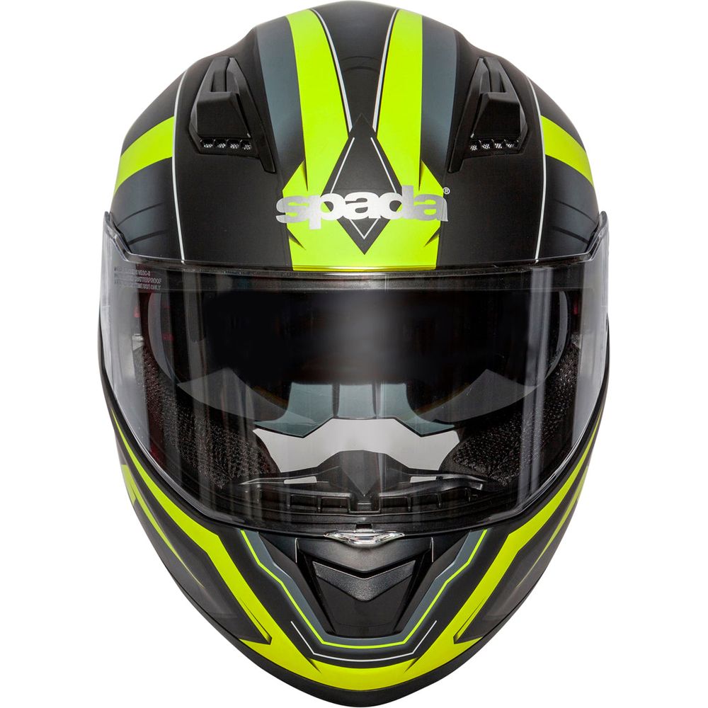 Spada SP17 Ruler Full Face Helmet Matt Yellow