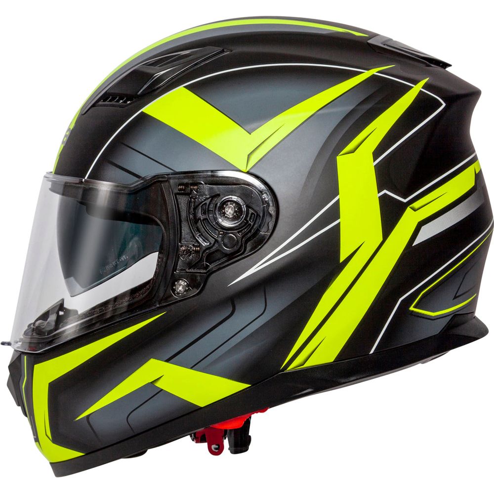 Spada SP17 Ruler Full Face Helmet Matt Yellow - FREE UK Shipping, FREE 365 Day Returns | Moto Central