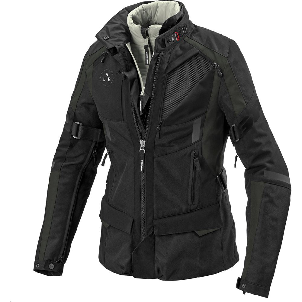 Spidi 4Season Evo Ladies CE Textile Jacket Black / Dark Green