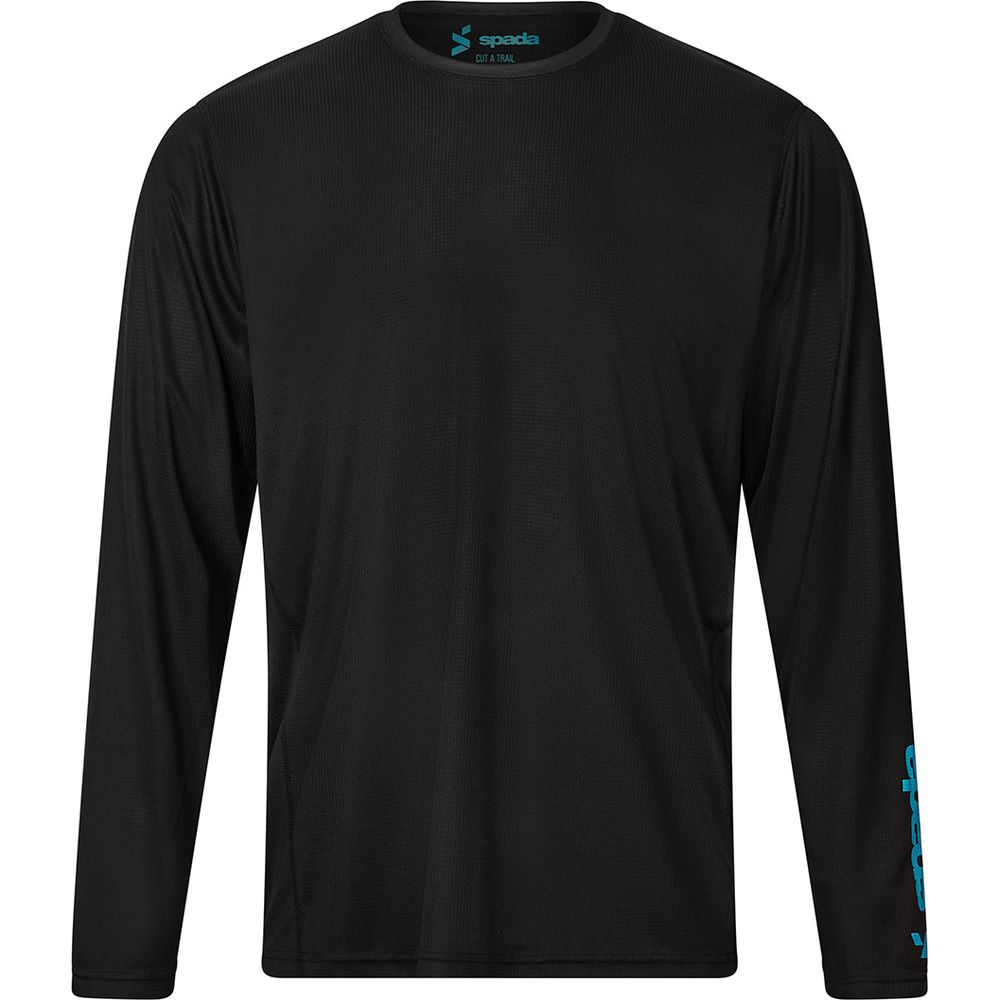 Spada MTB Trail Long Sleeves Jersey Black - FREE UK Shipping, FREE 365 Day Returns | Moto Central