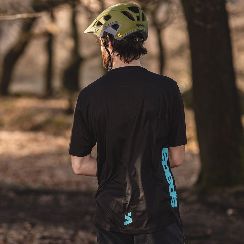 Spada MTB Whistler Jersey Black - FREE UK Shipping, FREE 365 Day Returns | Moto Central