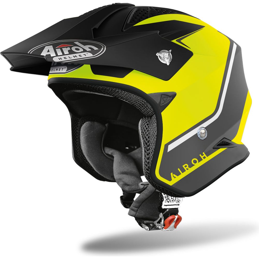 Airoh TRR S Keen Open Face Off-Road Helmet Matt Yellow