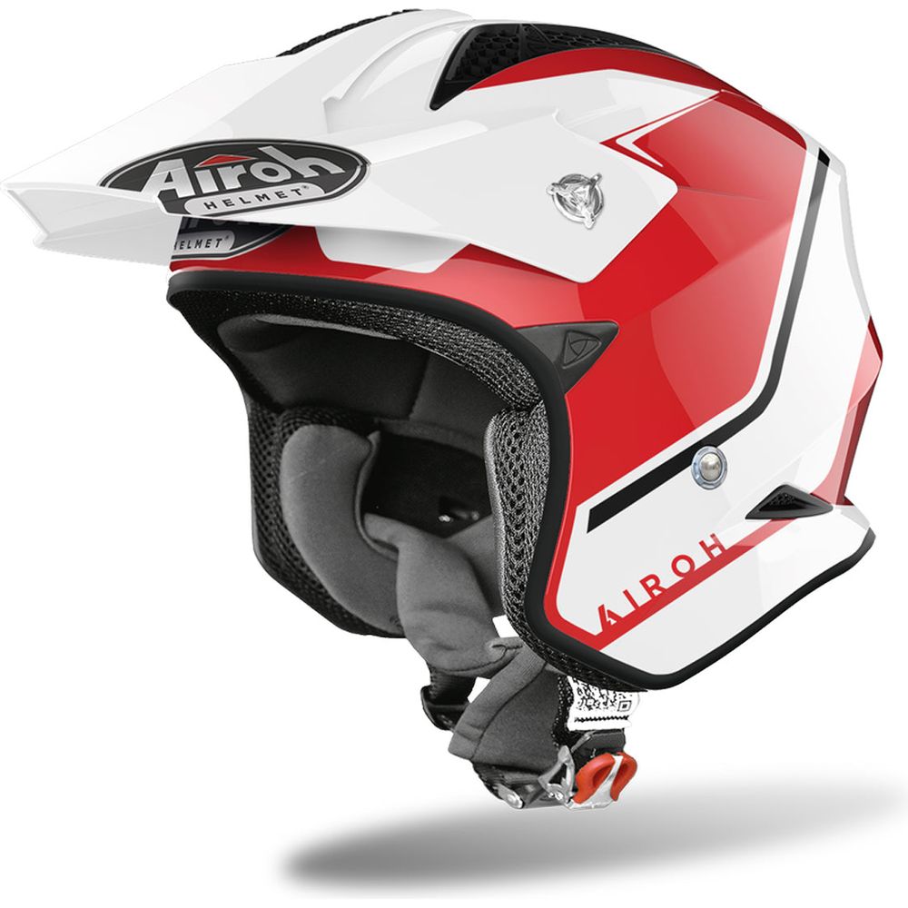 Airoh TRR S Keen Open Face Off-Road Helmet Gloss Red