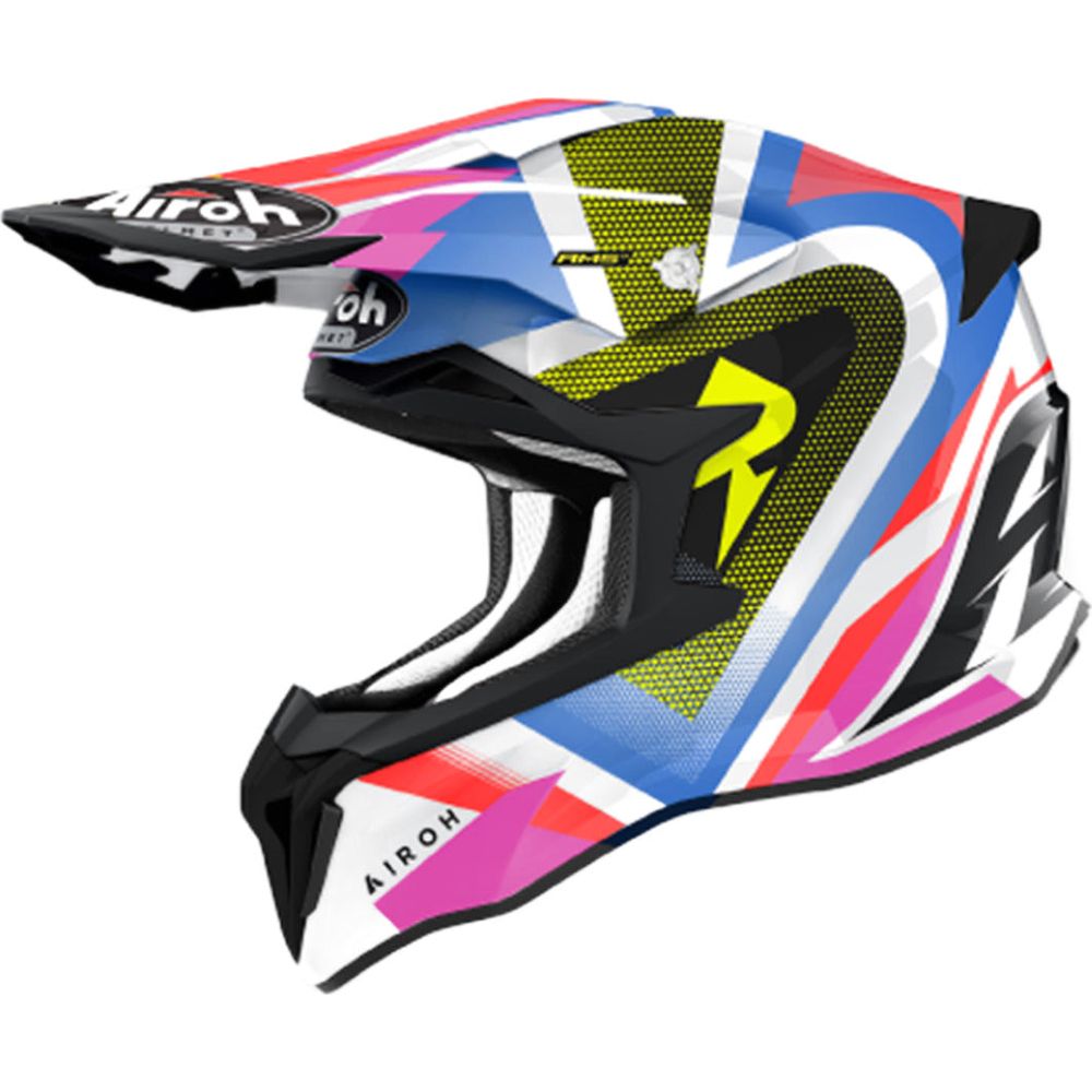 Airoh Strycker View 22.06 Motocross Helmet Gloss Multicolour