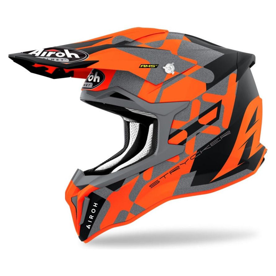 Airoh Strycker XXX Motocross Helmet Matt Orange