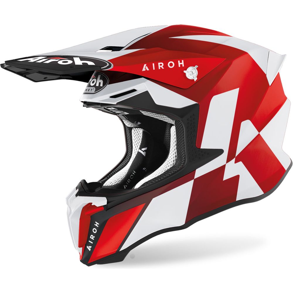 Airoh Twist 2.0 Lift Motocross Helmet Matt Red