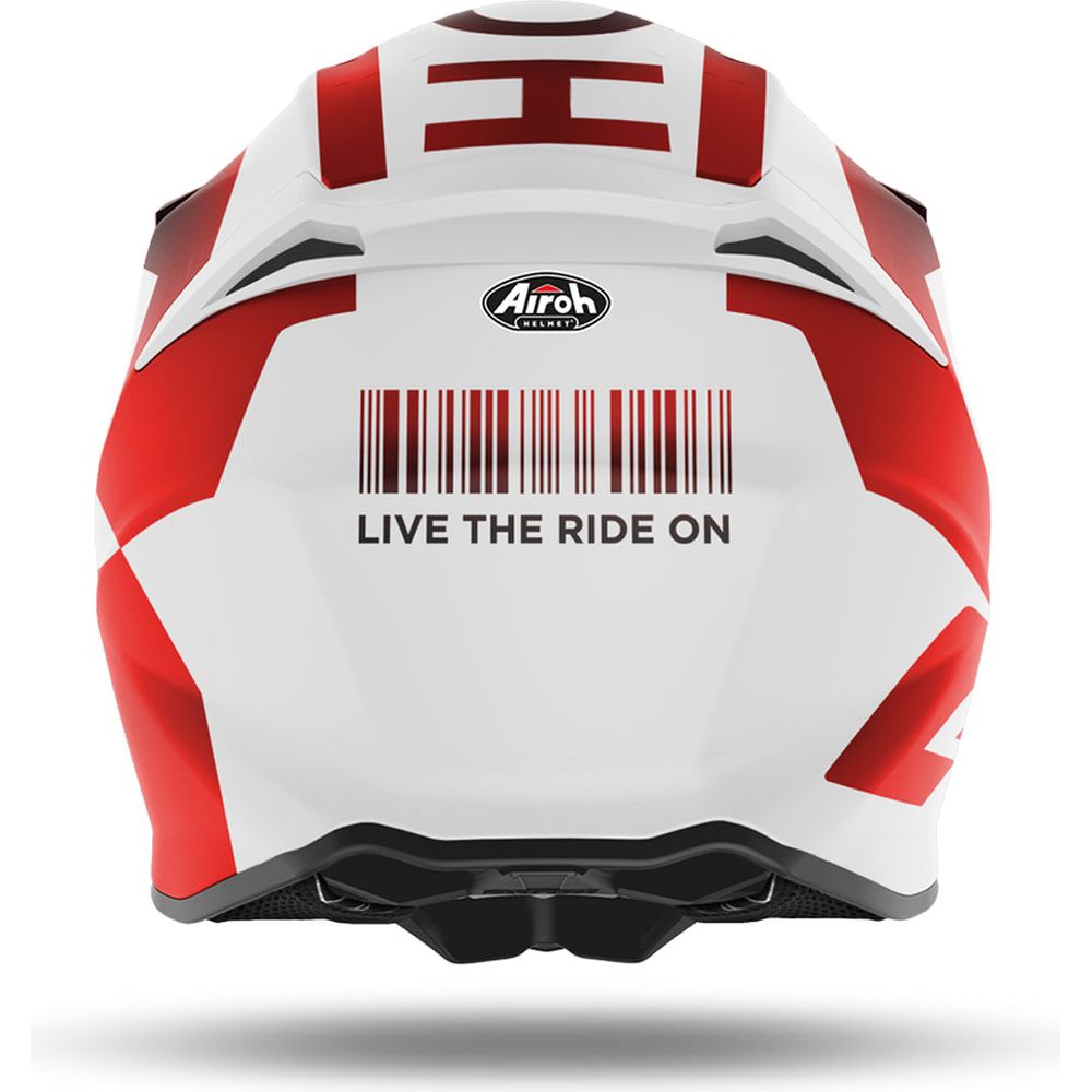 Airoh Twist 2.0 Lift Motocross Helmet Matt Red - FREE UK Shipping, FREE 365 Day Returns | Moto Central