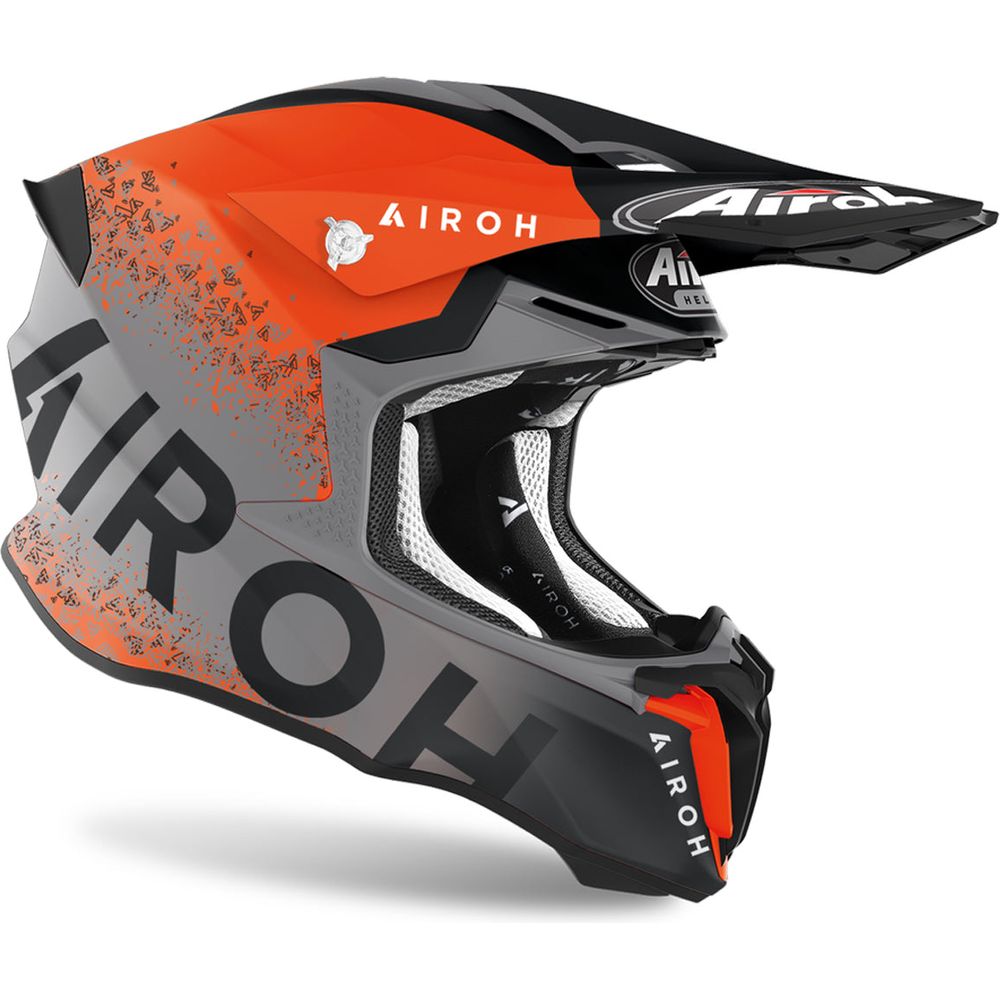 Airoh Twist 2.0 Bit Motocross Helmet Matt Orange