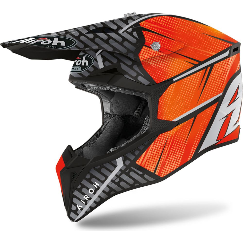 Airoh Wraap Idol Motocross Helmet Matt Orange