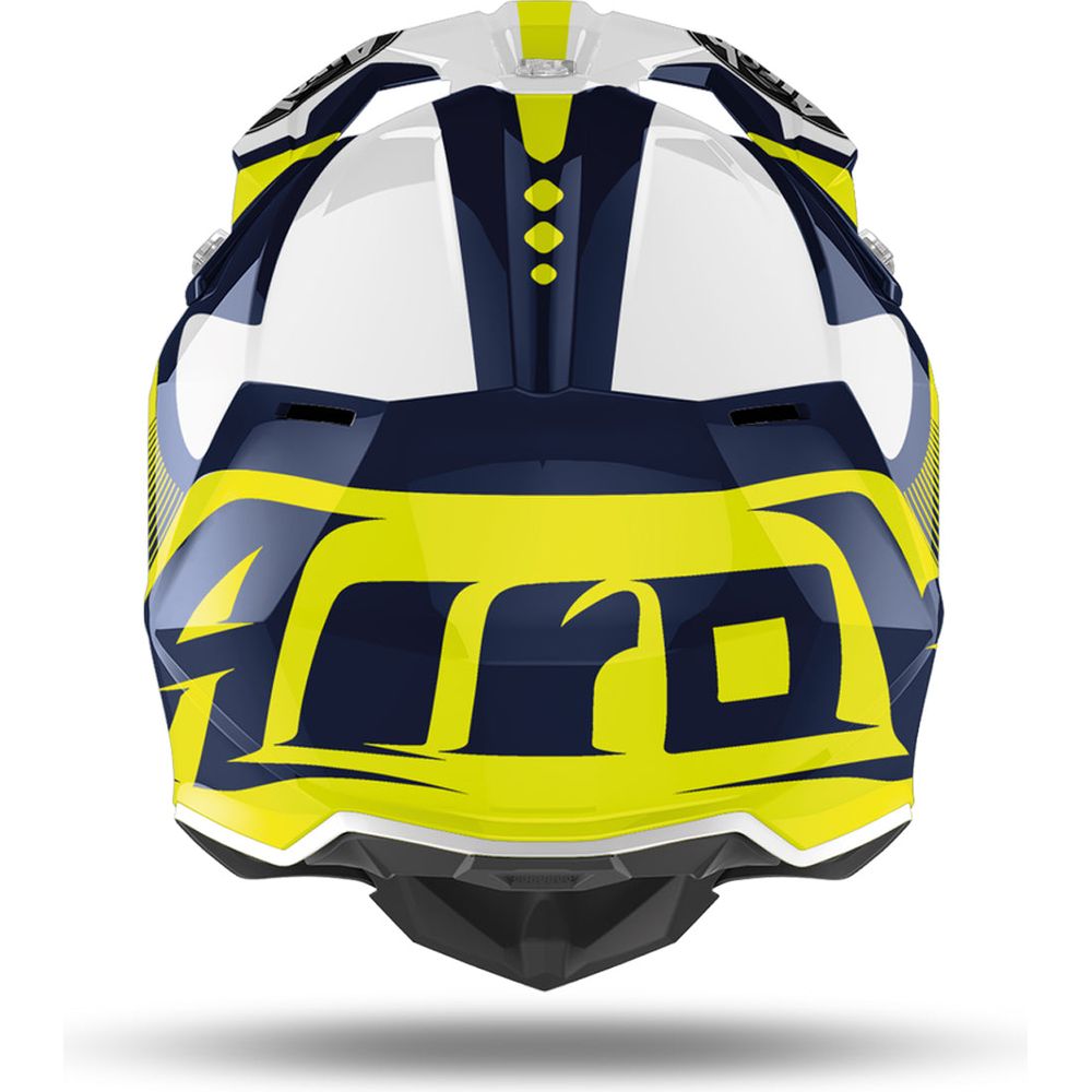 Airoh Wraap Raze Motocross Helmet Gloss Blue