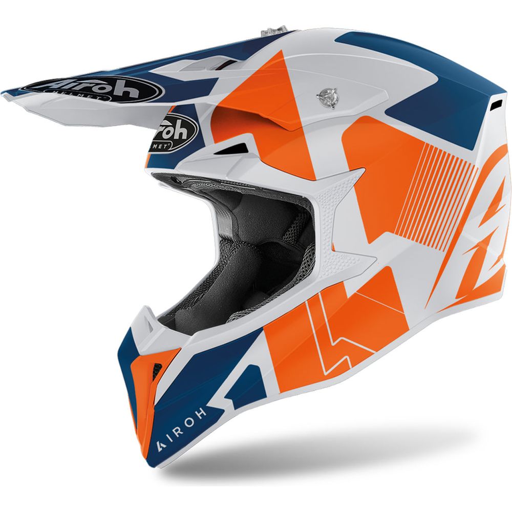 Airoh Wraap Raze Motocross Helmet Matt Orange