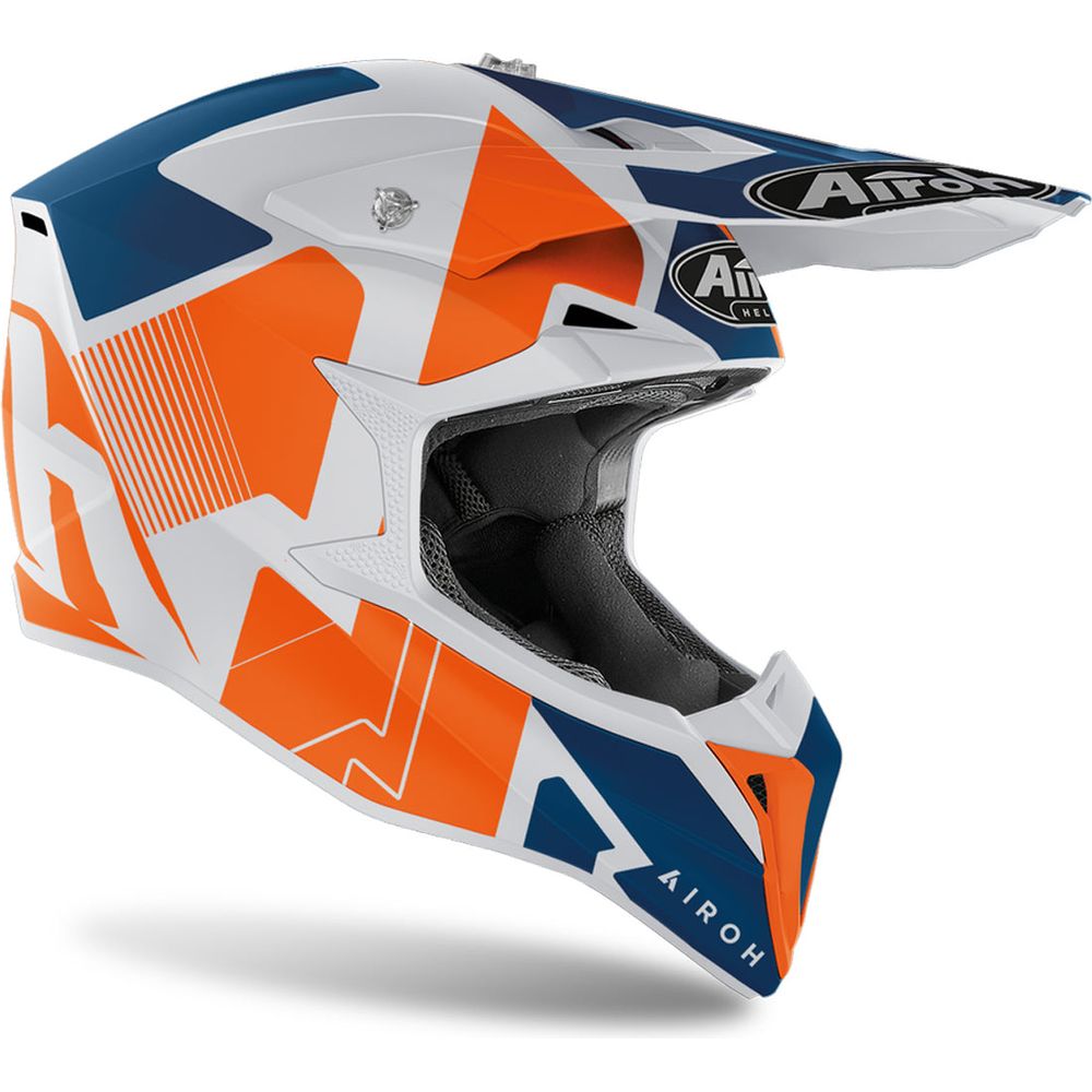 Airoh Wraap Raze Motocross Helmet Matt Orange