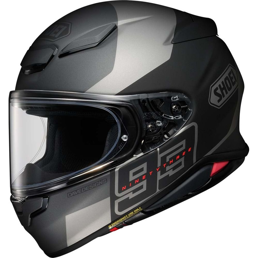 Shoei NXR2 MM93 Collection Rush Full Face Helmet Grey