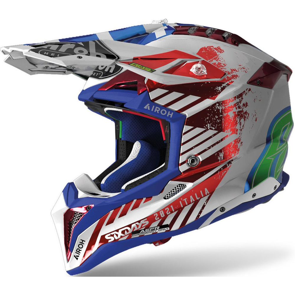 Airoh Aviator 3 Sixdays 2021 22.06 Motocross Helmet Limited Edition White