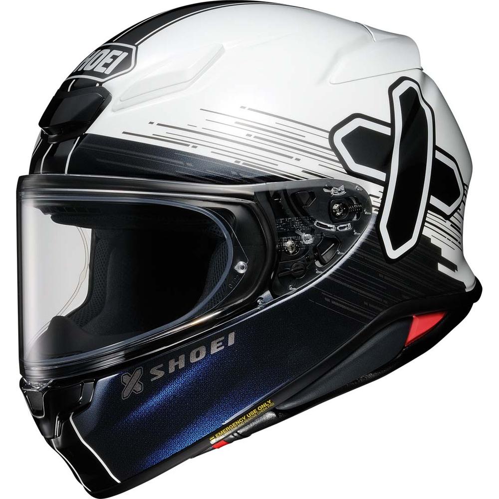 Shoei NXR2 Ideograph TC6 Full Face Helmet White - FREE UK Shipping, FREE 365 Day Returns | Moto Central