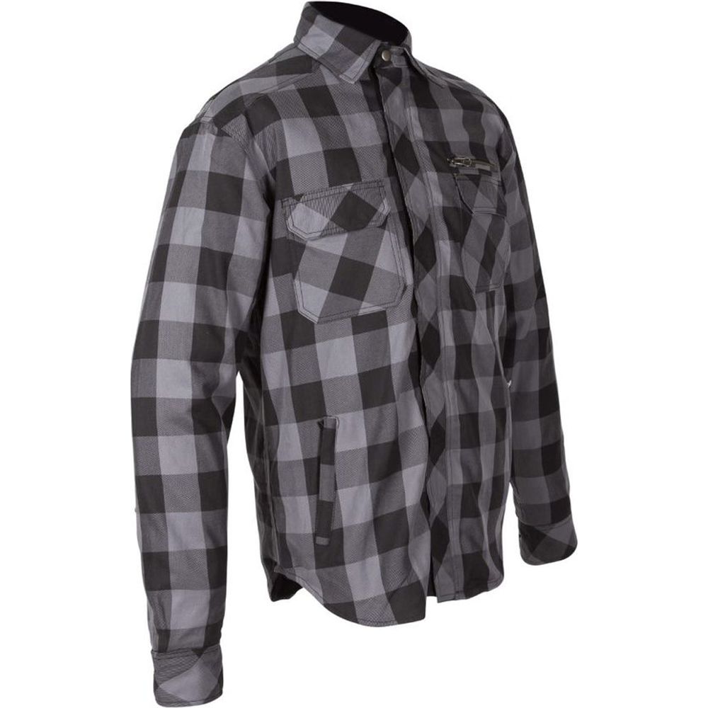 Spada Maine CE Textile Jacket Black / Grey Check - FREE UK Shipping, FREE 365 Day Returns | Moto Central