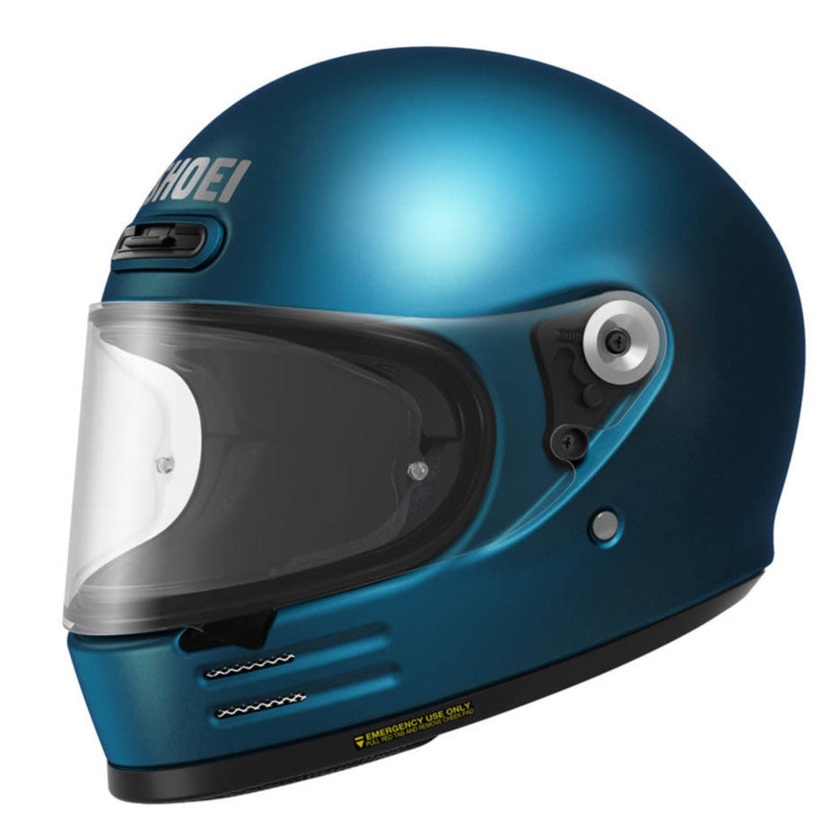 Shoei Glamster 06 Plain Full Face Helmet Laguna Blue - FREE UK Shipping, FREE 365 Day Returns | Moto Central