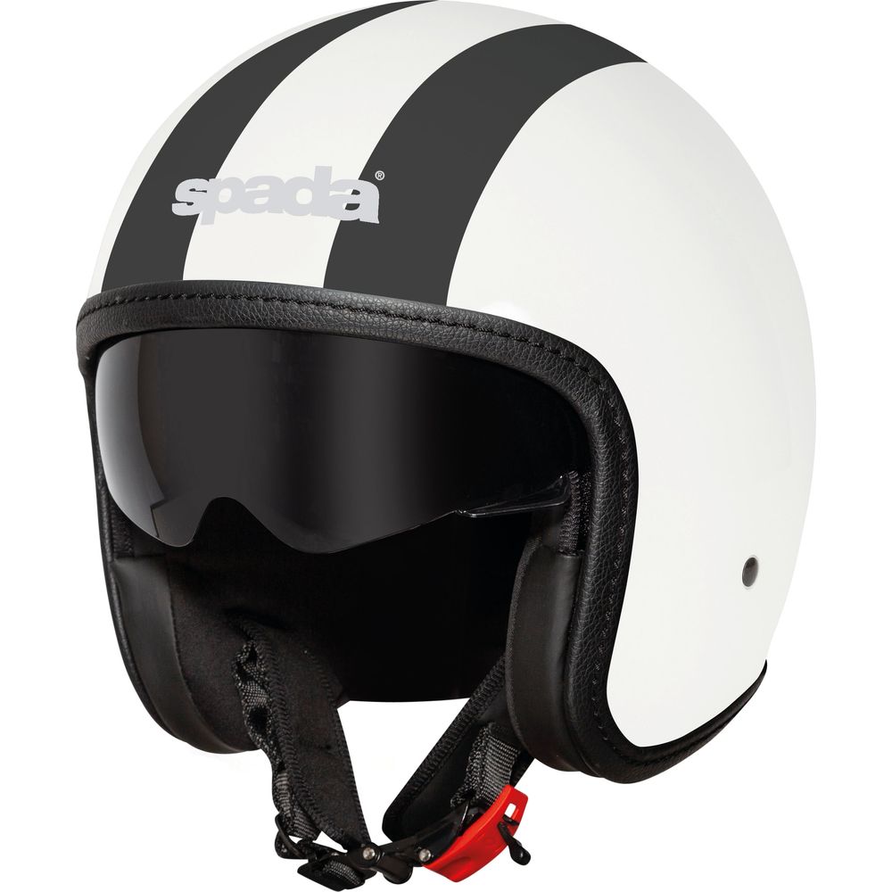 Spada Ace Viper Open Face Helmet Matt White / Black