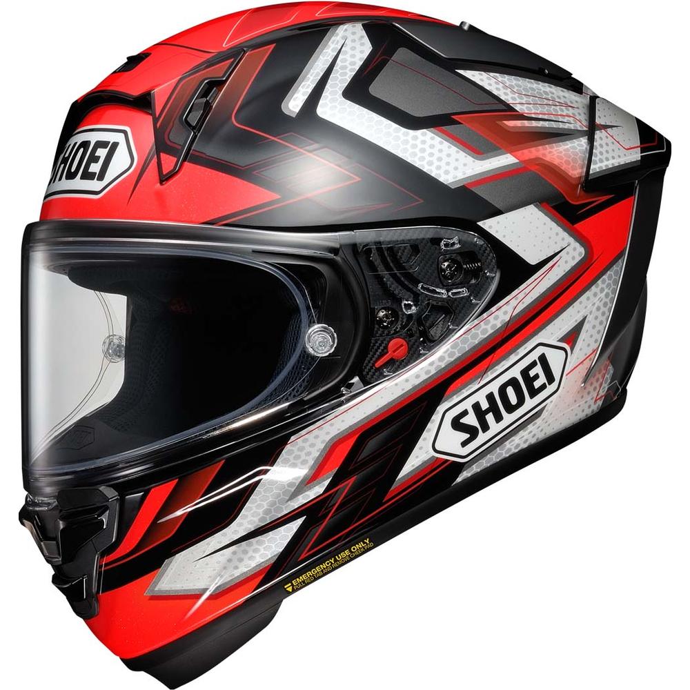 Shoei X-SPR Pro Escalate TC1 Full Face Helmet Red