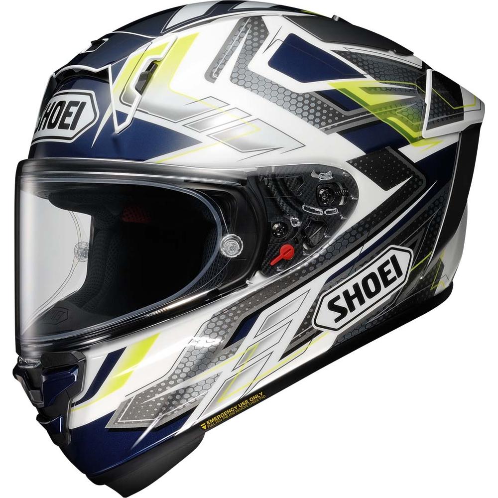 Shoei X-SPR Pro Escalate TC2 Full Face Helmet Blue