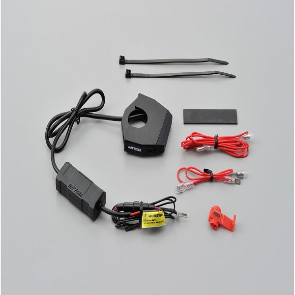 Daytona Power Supply Slim Mount USB Type A 1 Port 2.4A - FREE UK Shipping, FREE 365 Day Returns | Moto Central