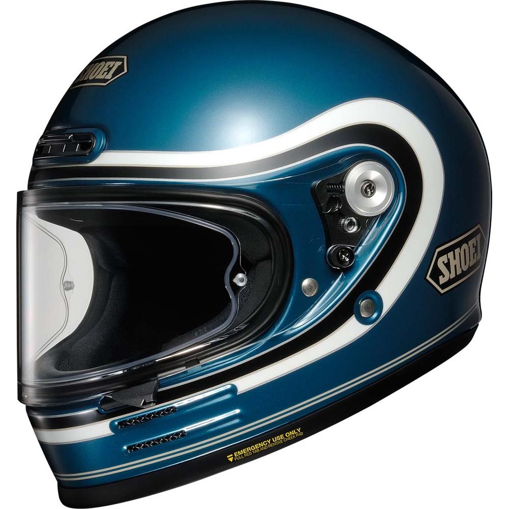 Shoei Glamster 06 Bivouac TC2 Full Face Helmet Blue - FREE UK Shipping, FREE 365 Day Returns | Moto Central