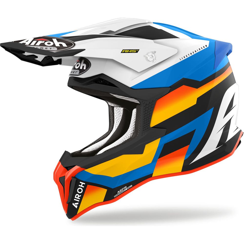 Airoh Strycker Glam 22.06 Motocross Helmet Matt Blue