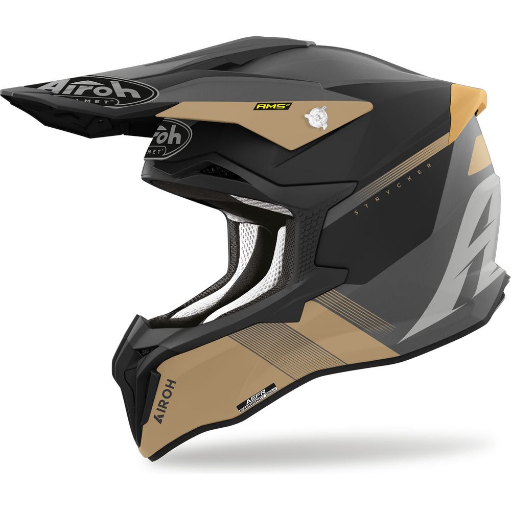 Airoh Strycker Blazer 22.06 Motocross Helmet Matt Gold