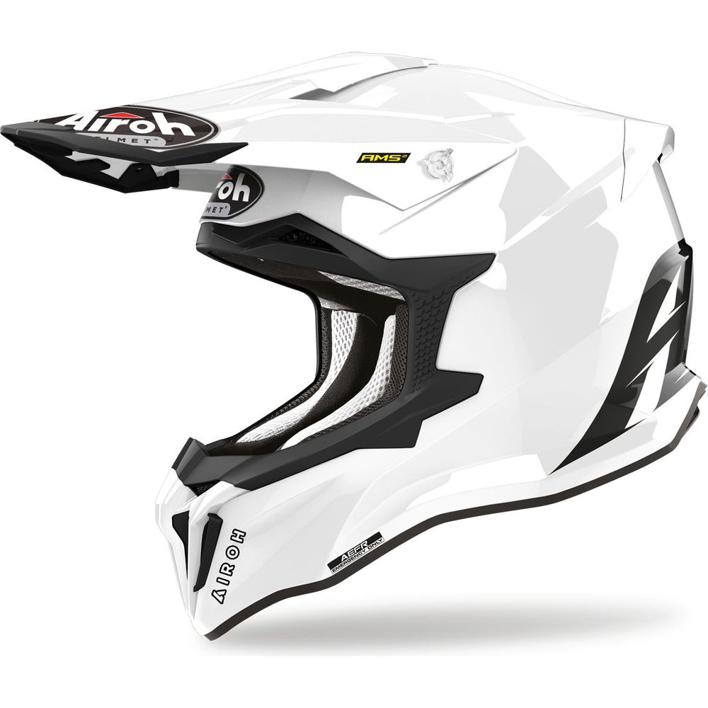 Airoh Strycker Color 22.06 Motocross Helmet Gloss White