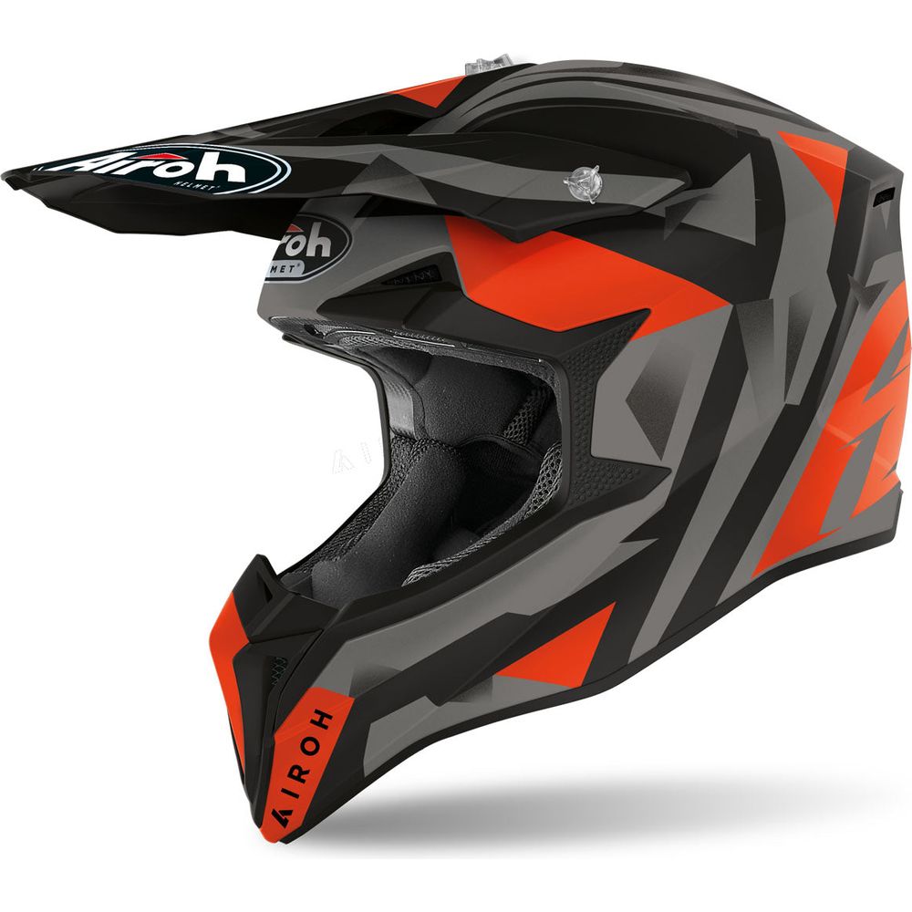 Airoh Wraap Sequel Motocross Helmet Matt Orange