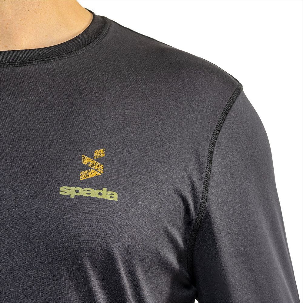 Spada MTB Topo Thermo Long Sleeves Jersey Black - FREE UK Shipping, FREE 365 Day Returns | Moto Central