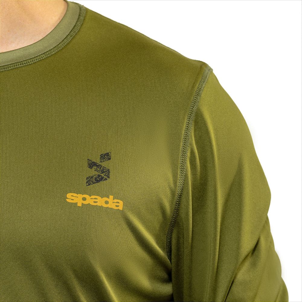 Spada MTB Topo Thermo Long Sleeves Jersey Olive - FREE UK Shipping, FREE 365 Day Returns | Moto Central