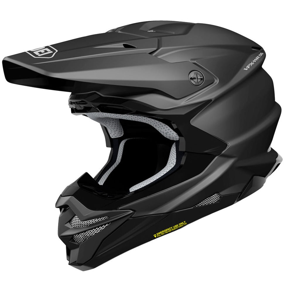 Shoei VFX-WR 06 Plain Off-Road Helmet Matt Black