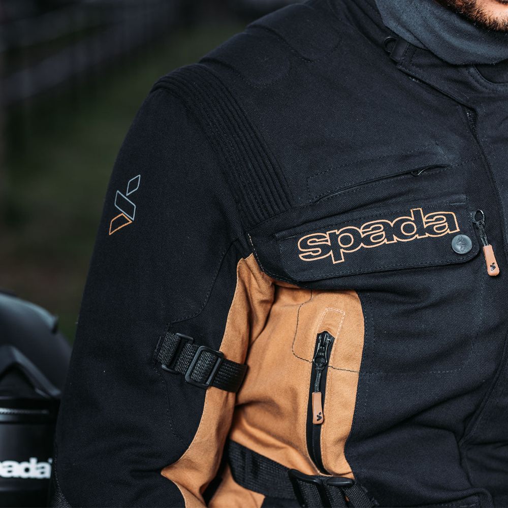 Spada Ascent V3 CE Textile Jacket Black / Tan