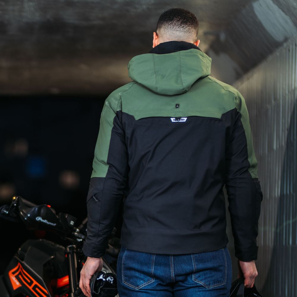 Spada Joe CE Textile Jacket Green - FREE UK Shipping, FREE 365 Day Returns | Moto Central