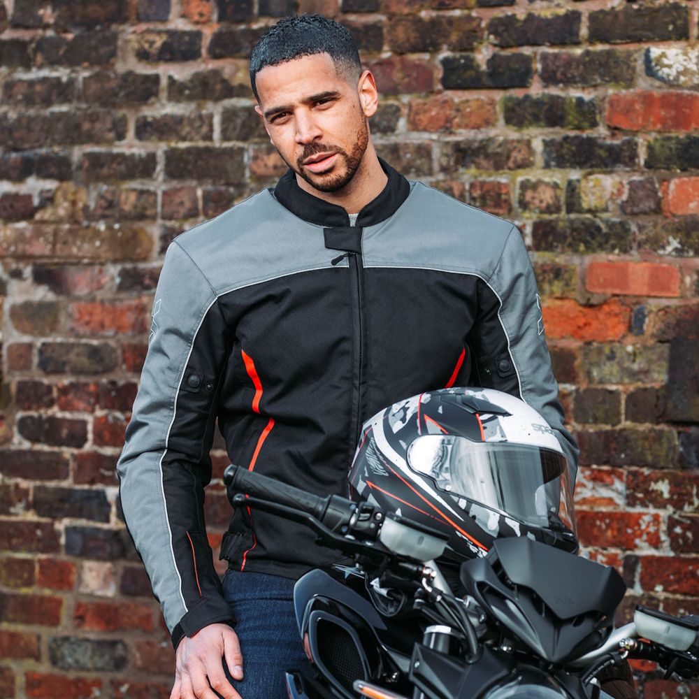 Spada Pace CE Textile Jacket Red  - FREE UK Shipping, FREE 365 Day Returns | Moto Central