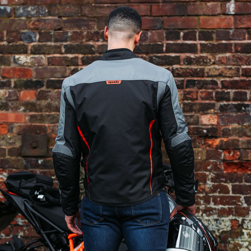 Spada Pace CE Textile Jacket Red  - FREE UK Shipping, FREE 365 Day Returns | Moto Central