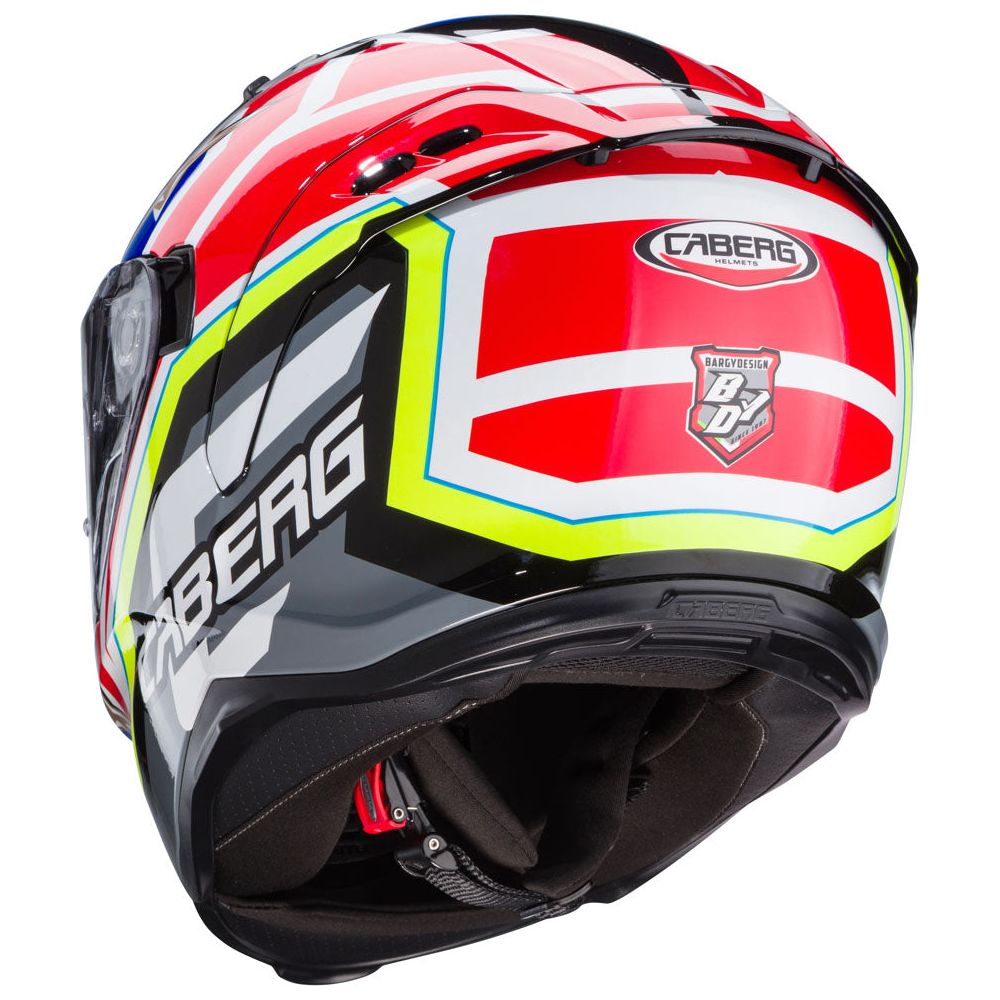 Caberg Avalon X Track Full Face Helmet Black / Yellow / Red / Blue - FREE UK Shipping, FREE 365 Day Returns | Moto Central