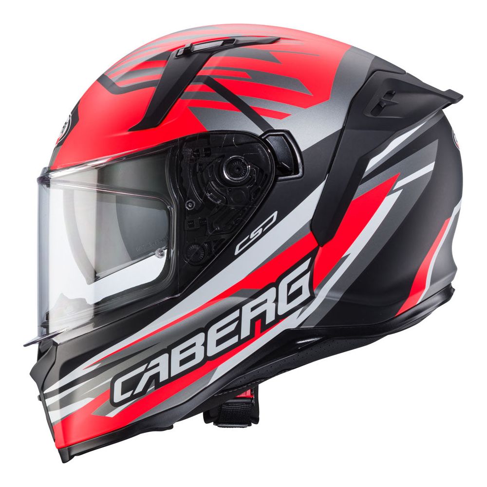 Caberg Avalon X Kira Full Face Helmet Matt Black / Grey / Red - FREE UK Shipping, FREE 365 Day Returns | Moto Central