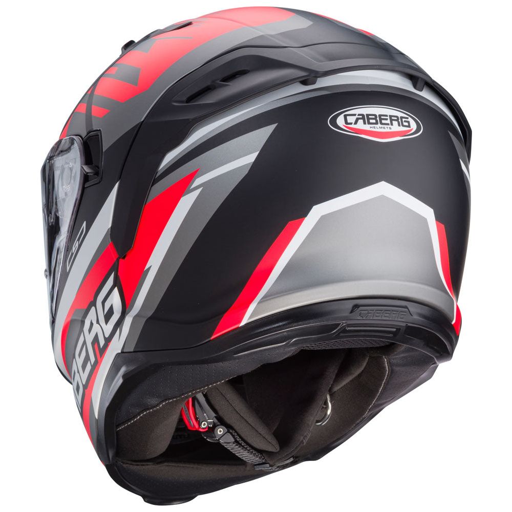 Caberg Avalon X Kira Full Face Helmet Matt Black / Grey / Red - FREE UK Shipping, FREE 365 Day Returns | Moto Central