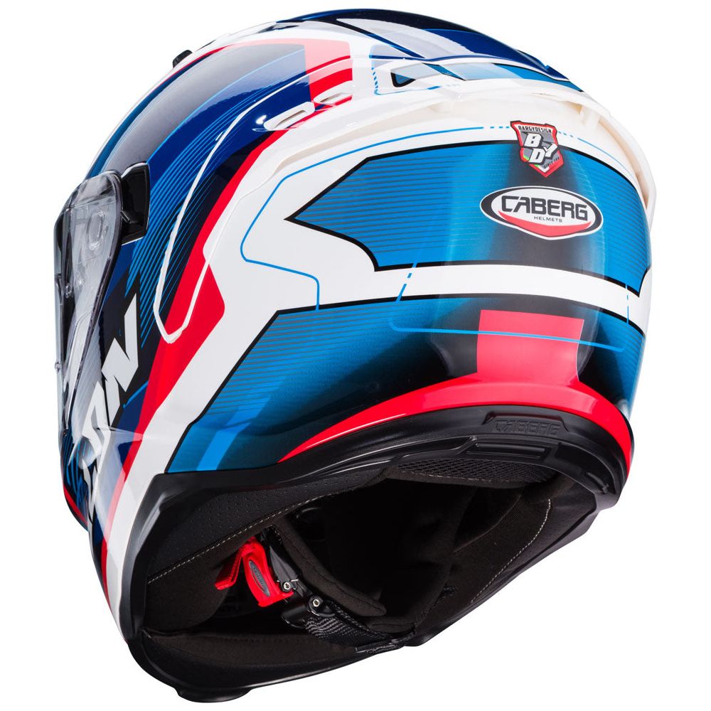 Caberg Avalon X Optic Full Face Helmet White / Blue / Red