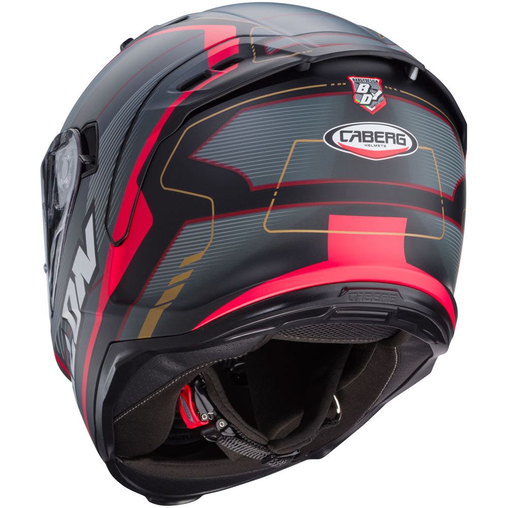 Caberg Avalon X Optic Full Face Helmet Matt Black / Grey / Red - FREE UK Shipping, FREE 365 Day Returns | Moto Central