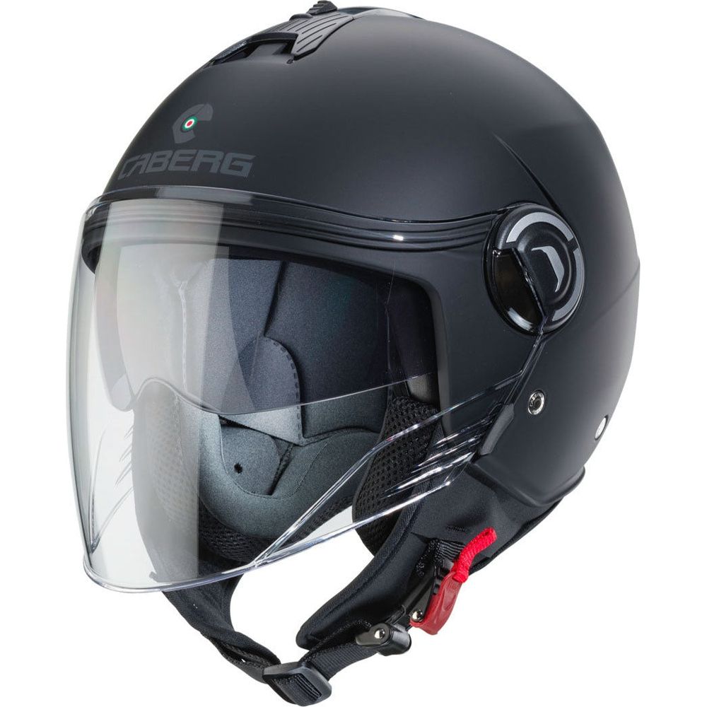 Caberg Riviera V4X Plain Open Face Helmet Matt Black