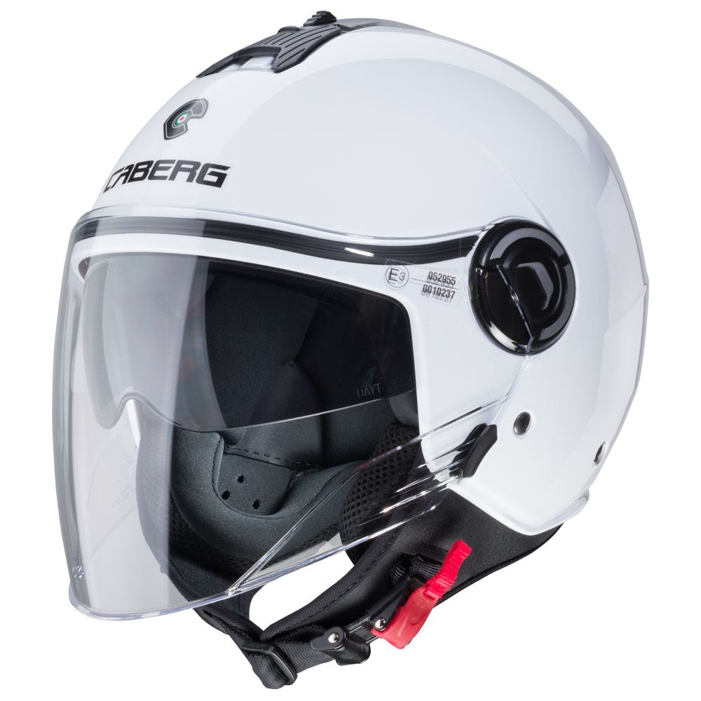 Caberg Riviera V4X Plain Open Face Helmet White