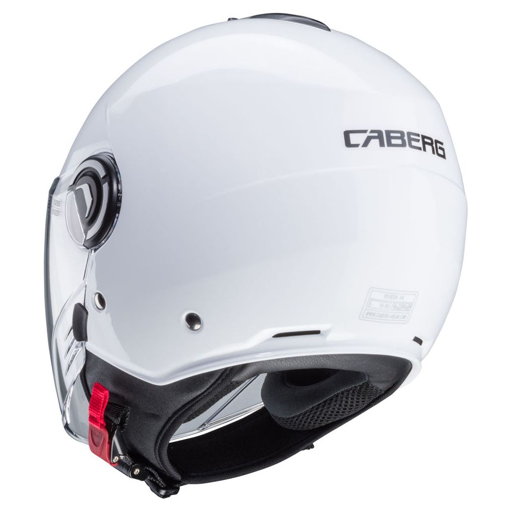 Caberg Riviera V4X Plain Open Face Helmet White - FREE UK Shipping, FREE 365 Day Returns | Moto Central