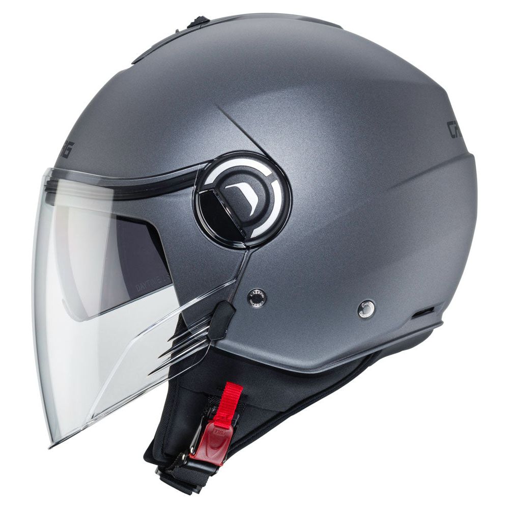 Caberg Riviera V4X Plain Open Face Helmet Matt Gun  - FREE UK Shipping, FREE 365 Day Returns | Moto Central